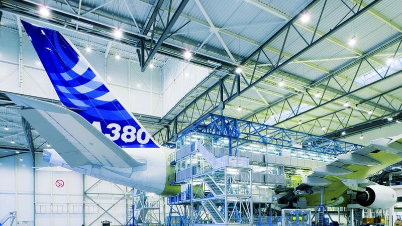 Assembly plants for Airbus