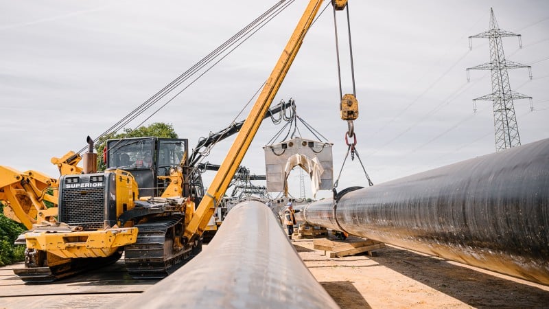 ZEELINK Pipeline-Arbeiten