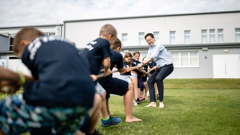 HABAU GROUP 4 KIDS summer childcare, CEO Hubert Wetschnig ©MW-Architekturfotografie/HABAU GROUP