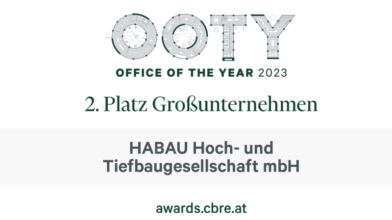 We’re proud of our HAB25 - 2nd place in large companies at the OOTY Award 2023