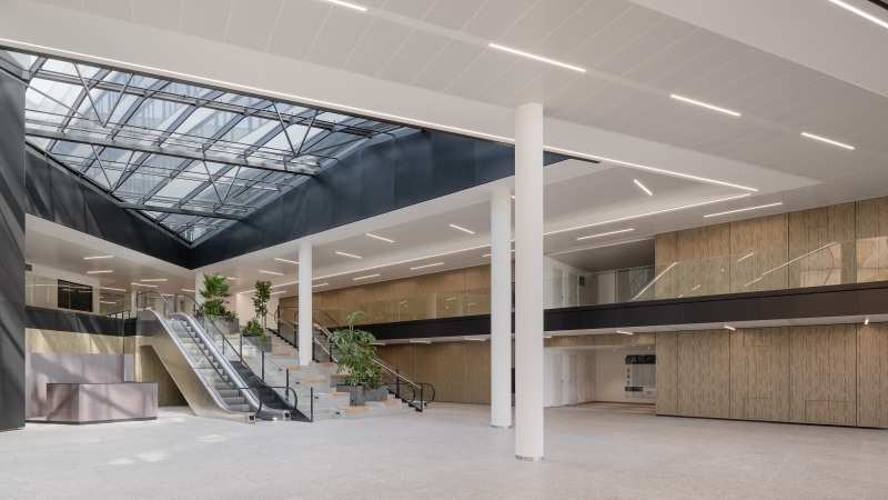 Central Hub im Quartier TwentyOne © MW-Architekturfotografie / HABAU GROUP
