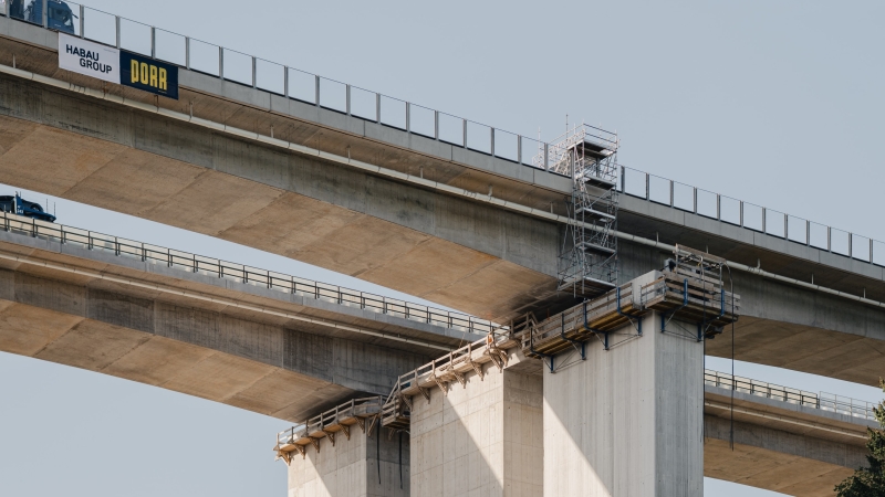 Querverschub Aurachbrücke ©MW-Architekturfotografie / HABAU GROUP