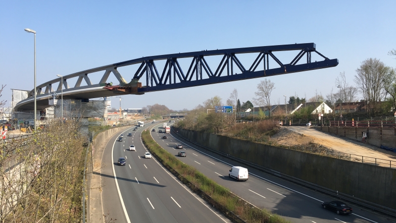 U81 Stadtbahnbrücke über den Nordstern © MCE GmbH
