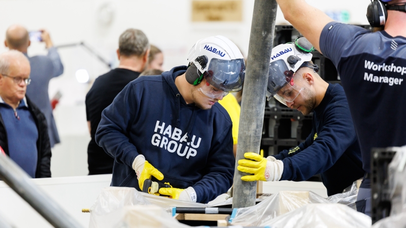 HABAU Betonbau-Team Lukas Miedler und Lukas Ritzberger © AustriaSkills_Wieser_Slovencik