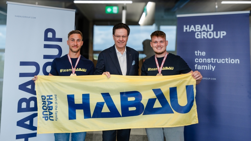 Lukas Ritzberger, Hubert Wetschnig, Lukas Miedler © Julia Dragosits / HABAU GROUP