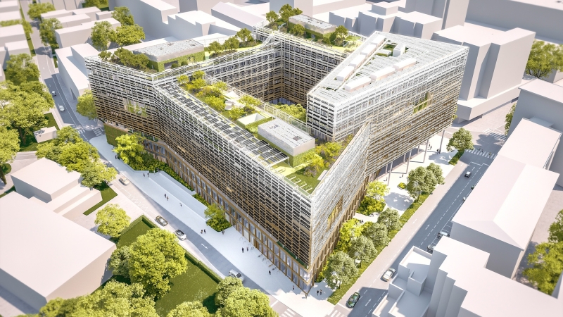 Visualisierung Landesdienstleistungszentrum © Architektur Burtscher Durig – zoomvp.at