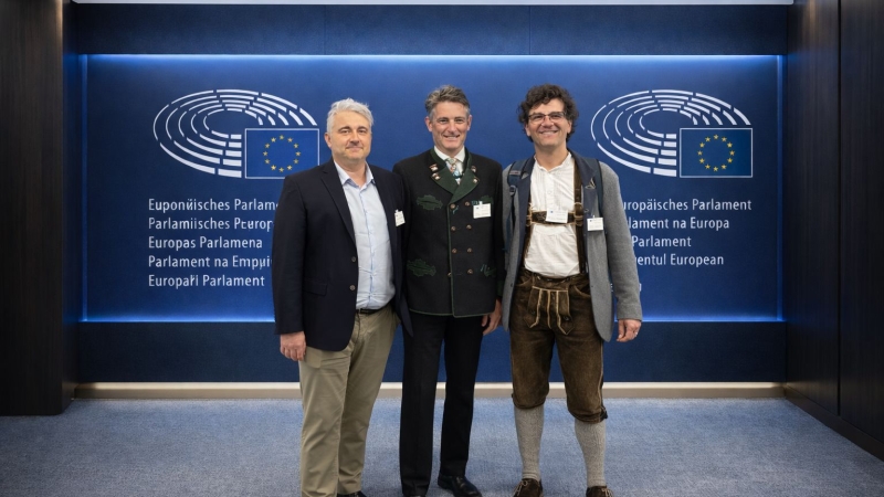 Michael Mittermair (HABAU); Karl Saller und Stefan Spalt (beide ASFINAG)