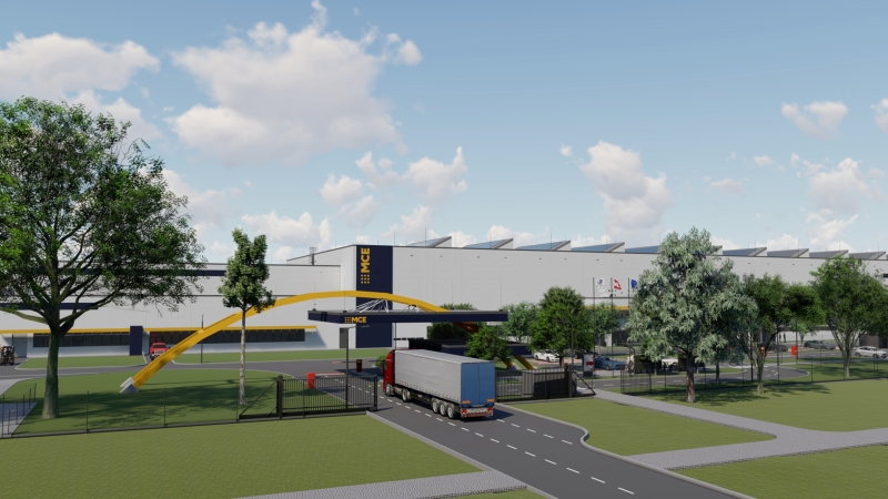 Visualisierung Produktionshalle © CÉH Tervező